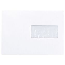 Enveloppe pour mise sous pli automatique 115 x 225 mm La Couronne 80 g avec fenêtre 45 x 100 mm blanche - Boîte de 1000