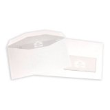 Enveloppe pour mise sous pli automatique 115 x 225 mm La Couronne 80 g avec fenêtre 45 x 100 mm blanche - Boîte de 1000