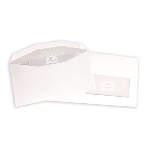 Enveloppe pour mise sous pli automatique 115 x 225 mm La Couronne 80 g avec fenêtre 45 x 100 mm blanche - Boîte de 1000