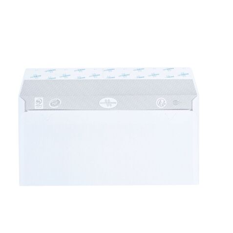 Enveloppe La Couronne 80 g avec bande protectrice blanche - Boîte de 500