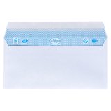 Enveloppe 110 x 220 mm La Couronne 80 g avec fenêtre 45 x 100 mm blanche - Boîte de 500