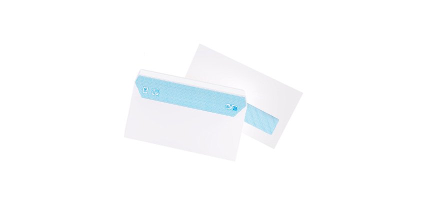 Enveloppe La Couronne 80 g/m² avec bande protectrice blanche - Boîte de 500
