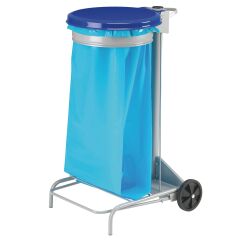Portabolsas de basura con ruedas de pedal 110 litros Collecroule Rossignol