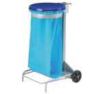 Portabolsas de basura con ruedas de pedal 110 litros Collecroule Rossignol