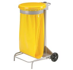 Müllsackständer auf Rädern 110 l Rossignol mit Pedal