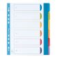 Rewritable A4+ dividers in coloured opaque polypropylene Exacompta - 6 divisions