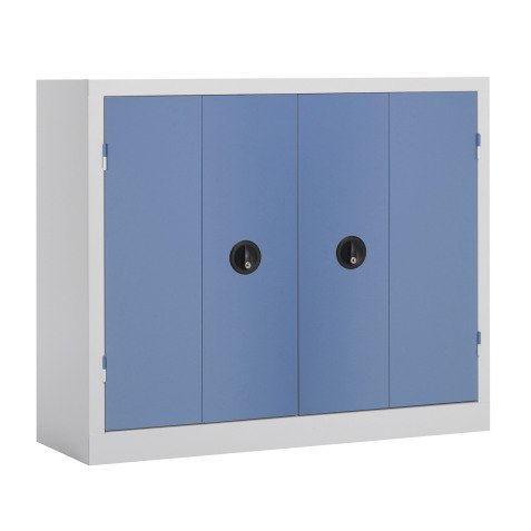 Armoire monobloc Classique H 100 x L 120 x P 43 cm portes pliantes