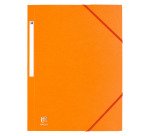 Chemise à élastique 3 rabats carte Eurofolio OXFORD 24,5 x 32 cm dos 2 cm couleur tendance