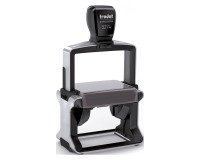 Trodat Metal line 5207 sello con texto personalizado 8 líneas 58 x 38 mm monocromo