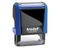 Trodat Printy 4910 sello con texto personalizable 2 líneas 26 x 9 mm monocromo