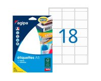 Etiquettes adhésives 32 x 40 mm Agipa 114015 - Pochette de 288