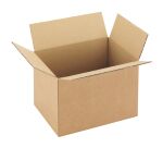 Caisse américaine kraft brun simple cannelure H 14 x L 14 x P 20 cm