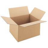 Carton Caisse américaine kraft brun simple cannelure L 30 x l 25 x H 20 cm