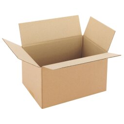 Carton Caisse américaine kraft brun simple cannelure L 30 x l 20 x H 17 cm