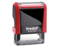 Tampon texte personnalisable Printy 4910 Trodat monochrome 2 lignes