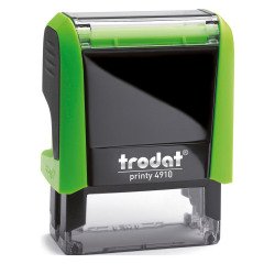 Trodat Printy 4910 sello con texto personalizable 2 líneas 26 x 9 mm monocromo