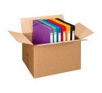 Caisse américaine kraft brun simple cannelure H 20 x L 25 x P 30 cm