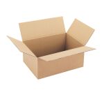 Carton Caisse américaine kraft brun simple cannelure L 31 x l 21,5 x H 14 cm