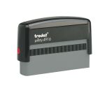 Tampon encreur personnalisé automatique spécial chèque Trodat Printy 4916 monochrome 2 lignes