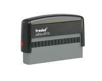Trodat Printy 4916 sello Cuenta bancaria con texto personalizable 2 líneas monocromo