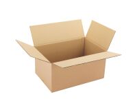 Carton Caisse américaine kraft brun double cannelure L 40 x l 30 x H 20 cm