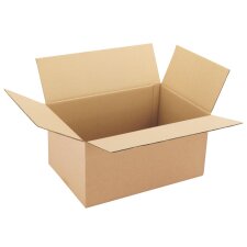 American box brown kraft double groove L 40 x l 30 x H 20 cm