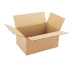 Caisse américaine kraft brun double cannelure L 40 x l 30 x H 20 cm