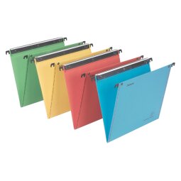 Dossier suspendu pour tiroirs 33 cm Premium kraft VMG Esselte fond normal couleurs assorties