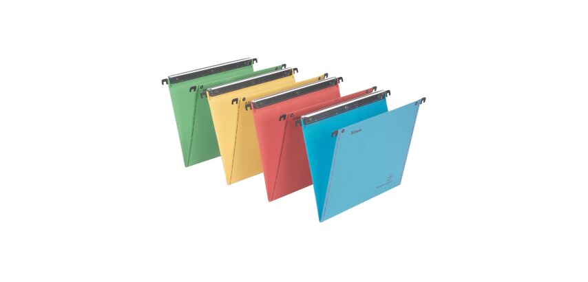 Dossier suspendu pour tiroirs Premium kraft VMG Esselte fond normal couleurs assorties