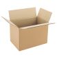 Carton Caisse américaine kraft brun simple cannelure L 35 x l 23 x H 25 cm