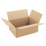 Carton Caisse américaine kraft brun simple cannelure L 40 x l 30 x H 16 cm