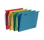 Dossier suspendu kraft pression Esselte fond 1,5 cm pour armoire - couleurs assorties