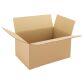 Carton Caisse américaine kraft brun simple cannelure L 45 x l 31 x H 24 cm