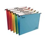 Dossier suspendu kraft pression Esselte fond 1,5 cm pour tiroir - couleurs assorties