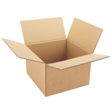 Carton Caisse américaine kraft brun double cannelure L 41 x l 31 x H 24 cm