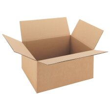 Carton Caisse américaine kraft brun double cannelure L 35 x l 35 x H 23 cm