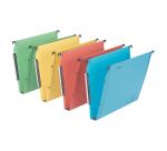 Dossier suspendu kraft pression Esselte fond 3 cm pour armoire - couleurs assorties