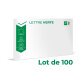 Enveloppe Prêt à Poster Lettre Verte 50 g 162 x 229 mm (C5) – Boîte de 100