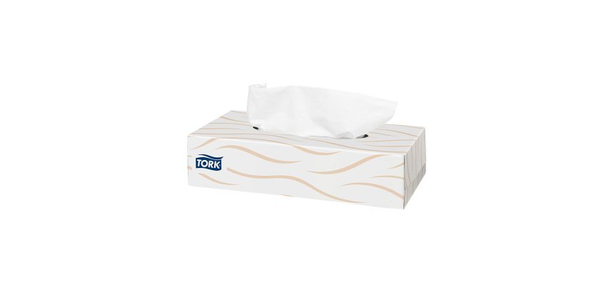 Tork Mouchoirs doux blancs F1, Premium, 2 plis, 100 feuilles
