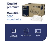 Tork, box of 100 handkerchiefs