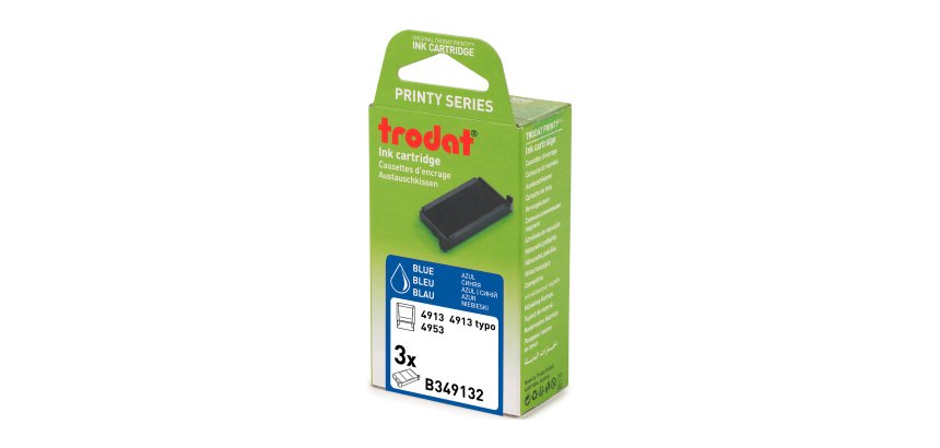 Almohadilla Trodat Printy 4913 Pack de 3