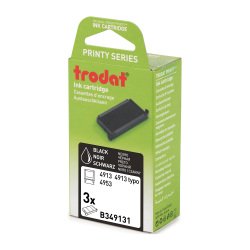 Blister van 3 inktcassettes voor Trodat 4913