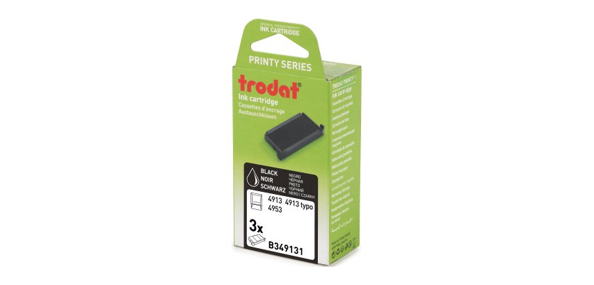 Almohadilla Trodat Printy 4913 Pack de 3