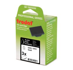 Almohadilla negra Professional Line 6/53A Trodat - Lote de 3