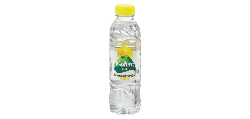 Eau Volvic citron bouteille 50 cl - Carton de 24
