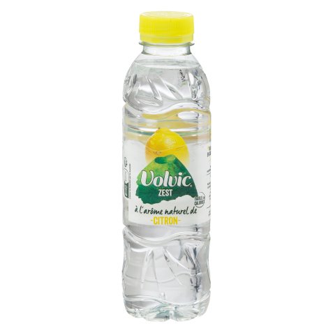 Eau Volvic citron bouteille 50 cl - Carton de 24