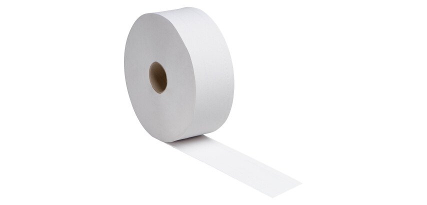 Pack 2 +1 Toilettenpapier Maxi Jumbo Doppeldicke Bruneau - 6 Rollen von 380 m