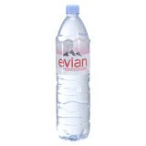 Eau minérale Evian 1,5 L - 12 bouteilles