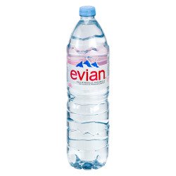 Eau minérale Evian 1,5 L - 12 bouteilles