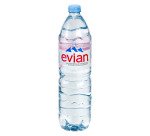 Eau minérale Evian bouteille 1,5 litres - Carton de 12